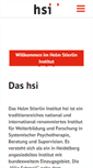 Mobile Screenshot of hsi-heidelberg.com